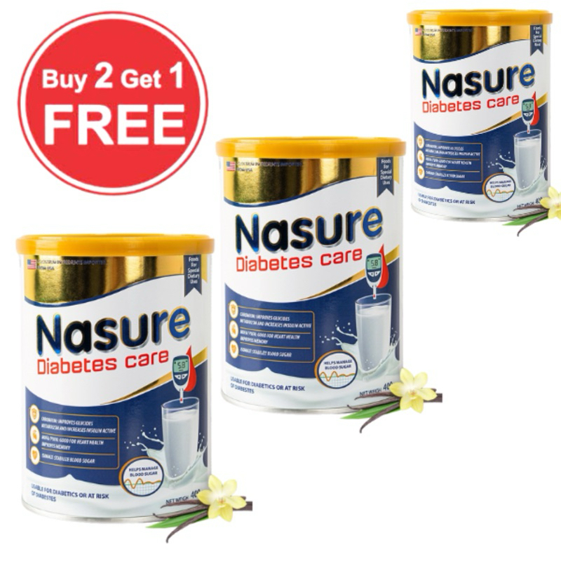 Nasure Milk 400g Diabetic Support from USA | Shopee Philippines