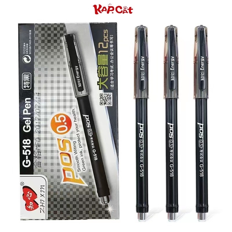 KAP.CAT ZHI XIN G- 518 GEL PEN 12PCS | Shopee Philippines