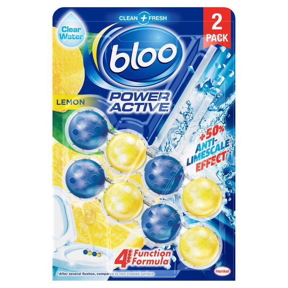 BLOO Power Active Lemon Toilet Rim Block (2ct) | Shopee Philippines