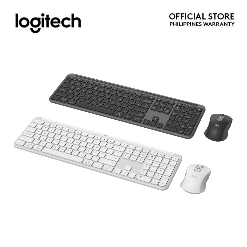 Logitech Signature Slim MK950 For Business – Kit Tastiera E Mouse Wireless (Grafite, Layout Tedesco QWERTZ)