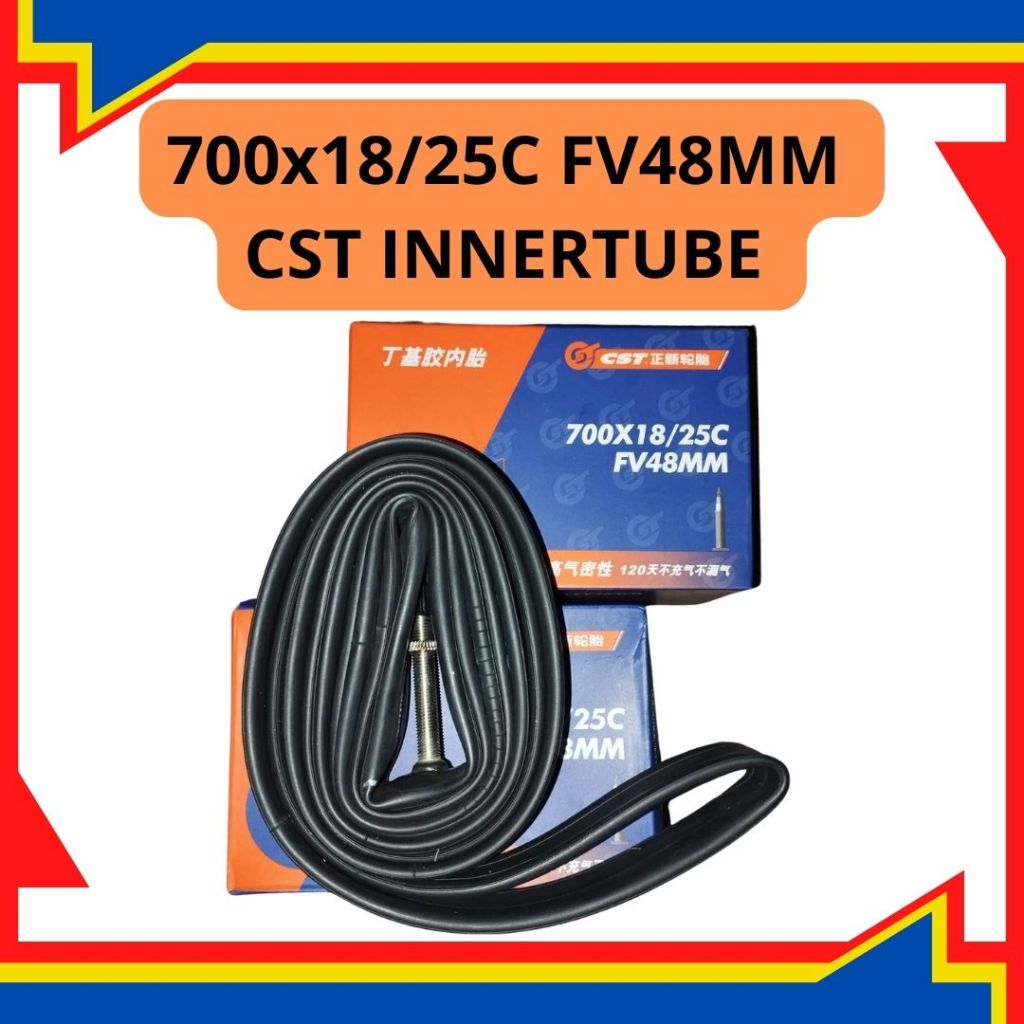 Cst Inner Tube 700x18/25c interior 18c 20c 23c 25c FV48MM For Road bike ...