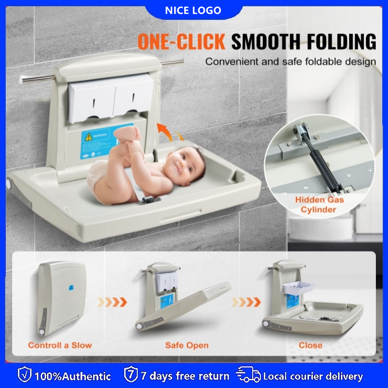 Baby Changing Station Commercial Wall Mounted Baby Diaper Changing