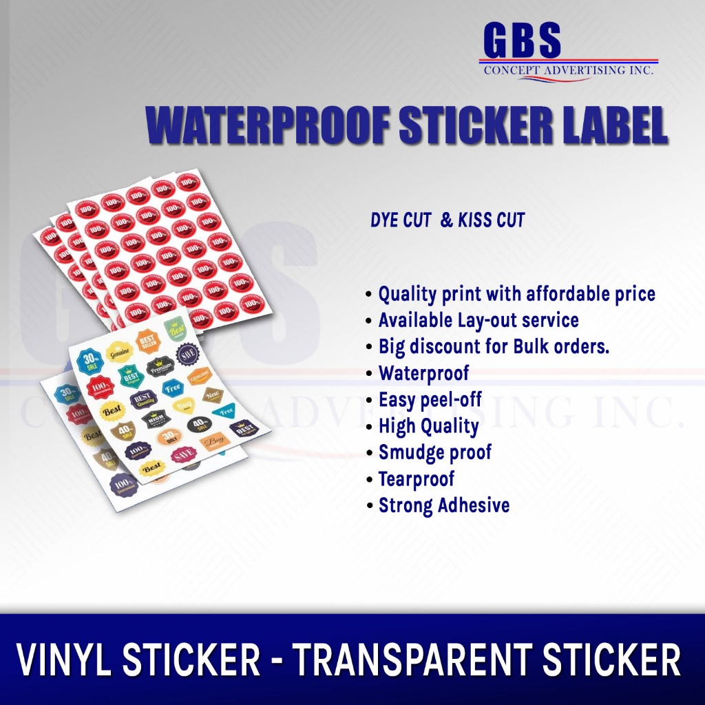 Personalized/Customized Product Sticker Label | Shopee Philippines
