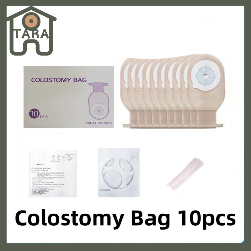 10Pcs Colostomy Bag 20-60mm Ostomy Bag Medical Type Seal Ostomy Bag ...