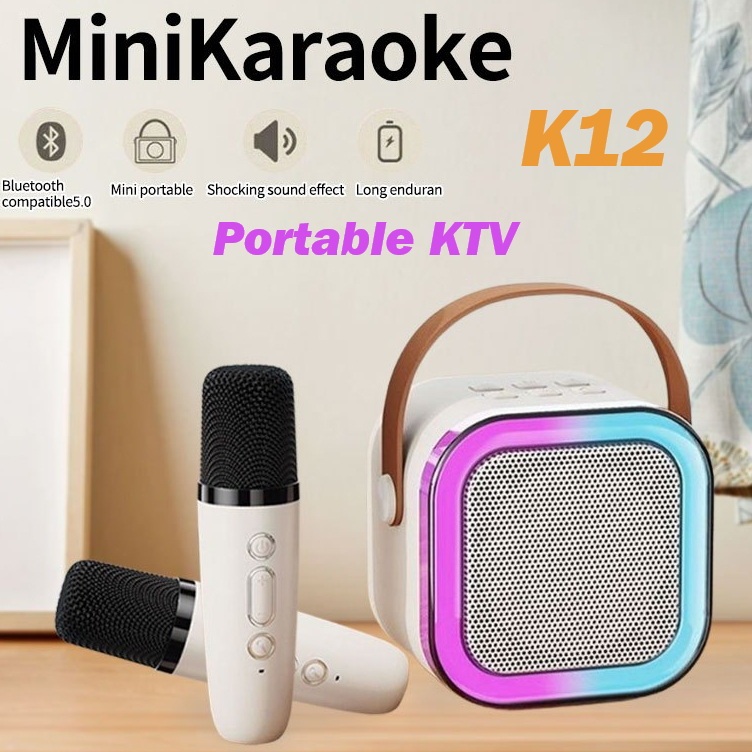 Good K12 Mini Karaoke Wireless Audio Home Speaker With Bluetooth ...