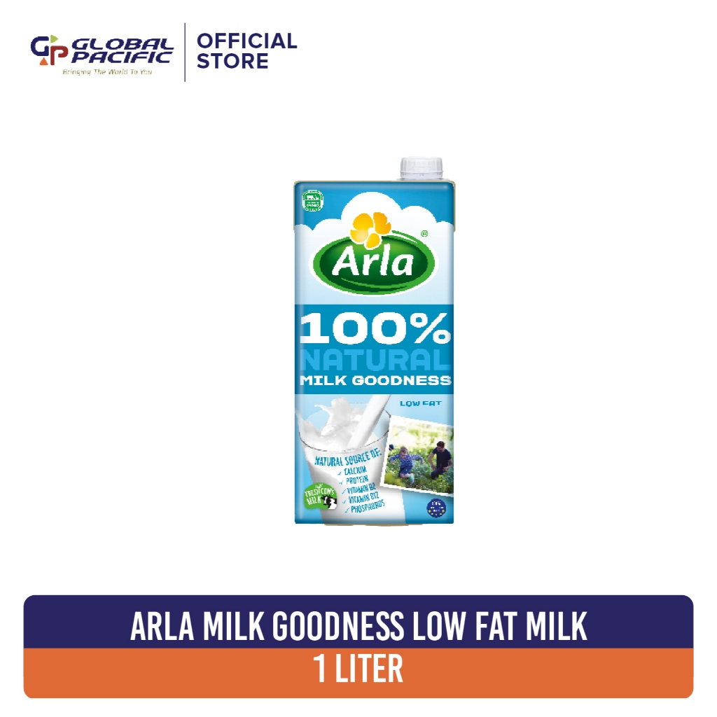 Arla Milk Goodness Low Fat Milk 1L | Shopee Philippines