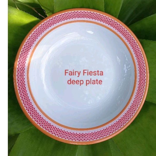 Tupperware 6-PC Fiery Fiesta Deep Plate | Shopee Philippines