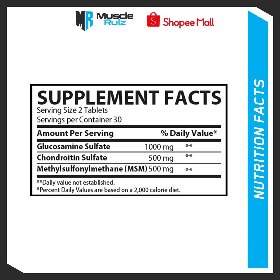 Muscle Rulz - Joint Rulz 1500 - 60 Tablets | Shopee Philippines