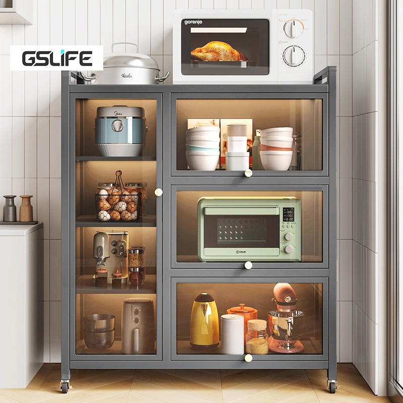 GSlife Kitchen Racks Organizer Storage Rack Shelf Pull-out ...