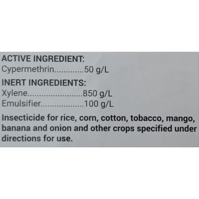 Rocket Cypermethrin 5 EC Insecticide ( 1 Liter ) | Shopee Philippines