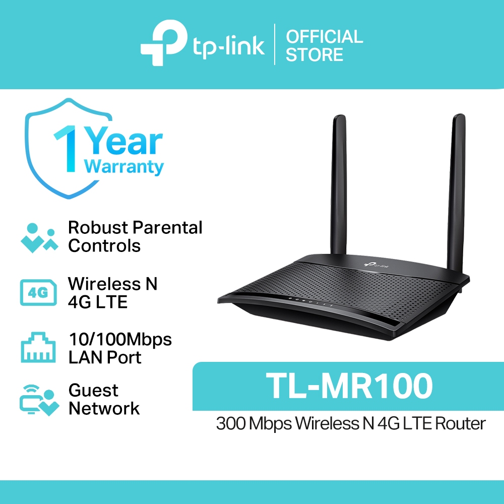 Tp Link Tl Mr100 300mbps Wireless N 4g Lte Open Line