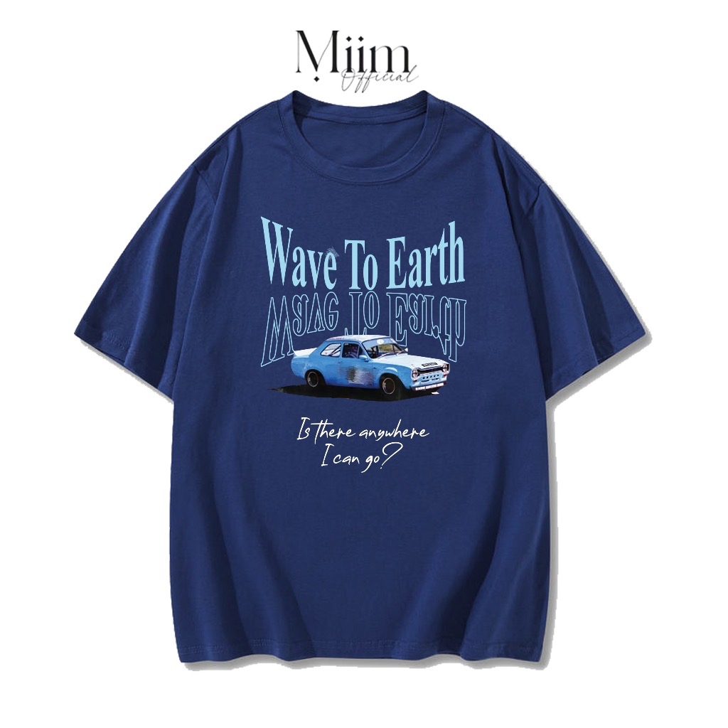 WAVE TO EARTH Graphic Fashion T-shirt For Men Unisex Tee Oversized