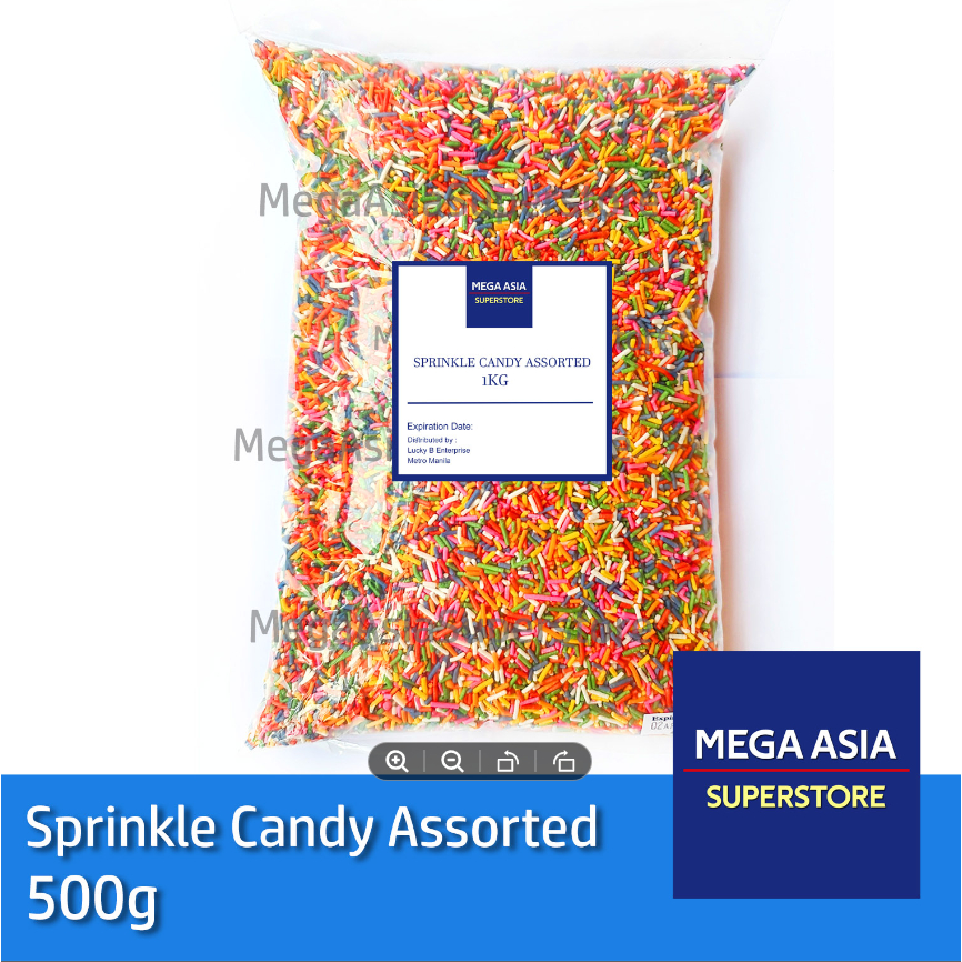 Mega Asia Sprinkle Assorted Color 500g | Shopee Philippines