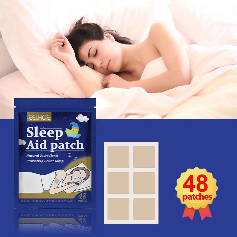 48pcs Sleep Patch Insomnia Anxiety Stress Headache Relieve Sticker Good ...