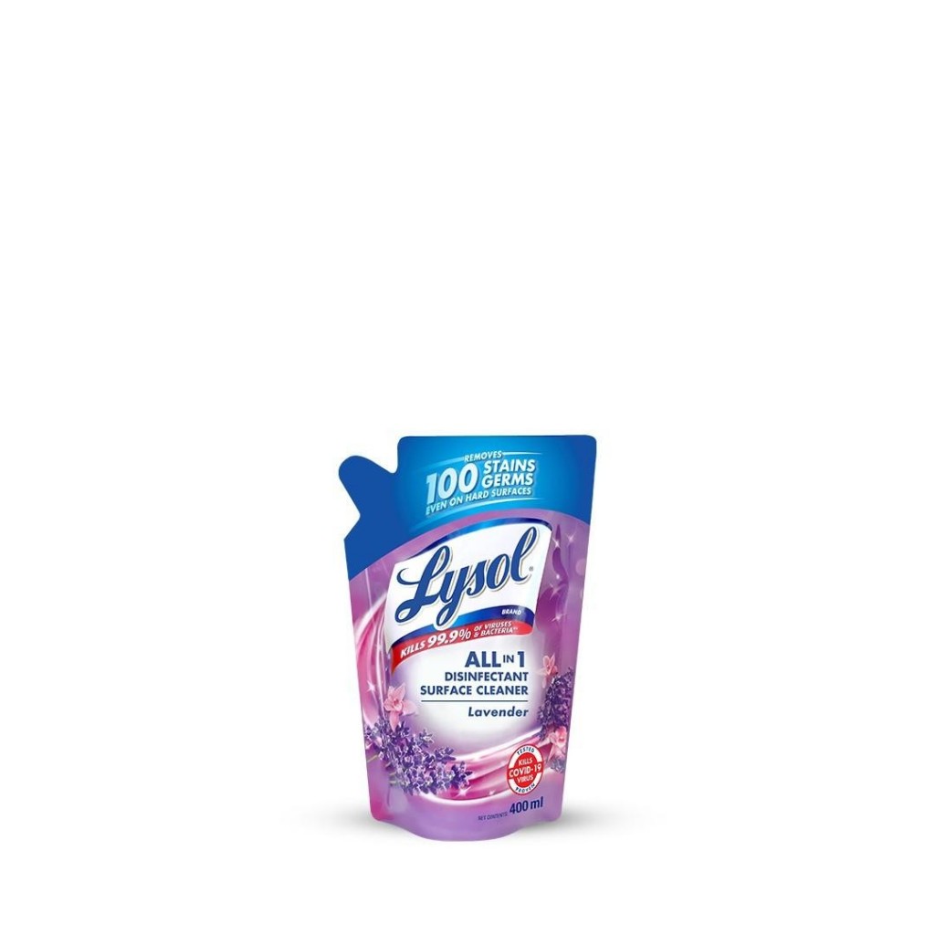 Lysol Multi Action Cleaner Antibacterial Lavender Scent 400 mL | Shopee ...