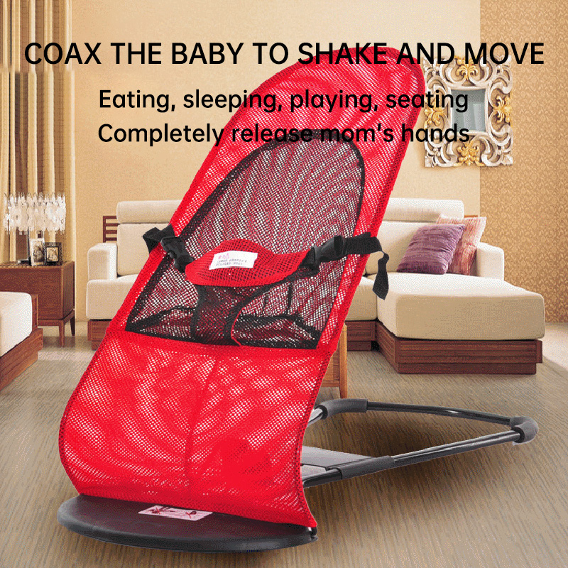 Baby Rocker Rocking Chair Collapsible Newborn Swing Bed Sleeper Rocking ...