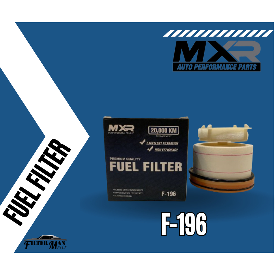 MXR FUEL FILTER F-196 FOR FORD RANGER, EVEREST, MAZDA BT50, MITSUBISHI ...