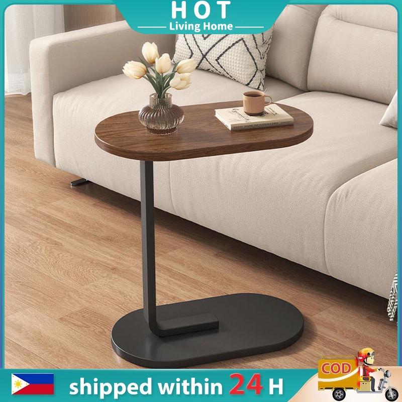 Nordic Coffee Table Sofa Side Table Corner Table Oval Small Table ...
