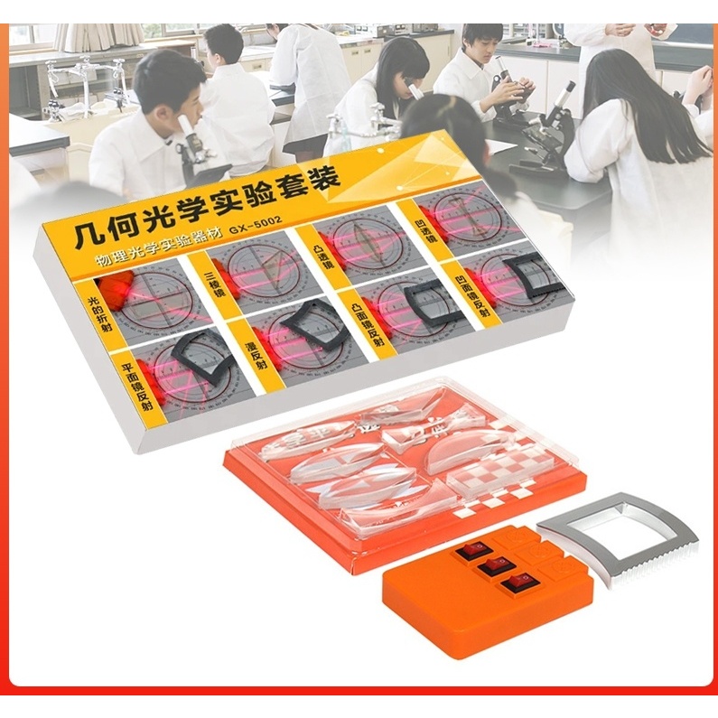 Geometric Optics Experiment set Multi-Function Mirror Concave-Convex ...