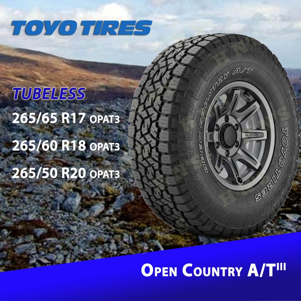 TOYO Tire OPAT3 Open Country AT3 ( 265/65 R17 , 265/60 R18 , 265/50 R20 ...
