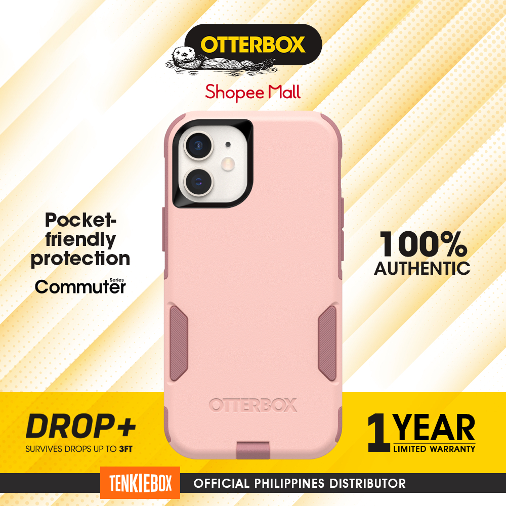 OtterBox Drop-Proof Case for iPhone 12 Mini Commuter Black Balletway  Pink