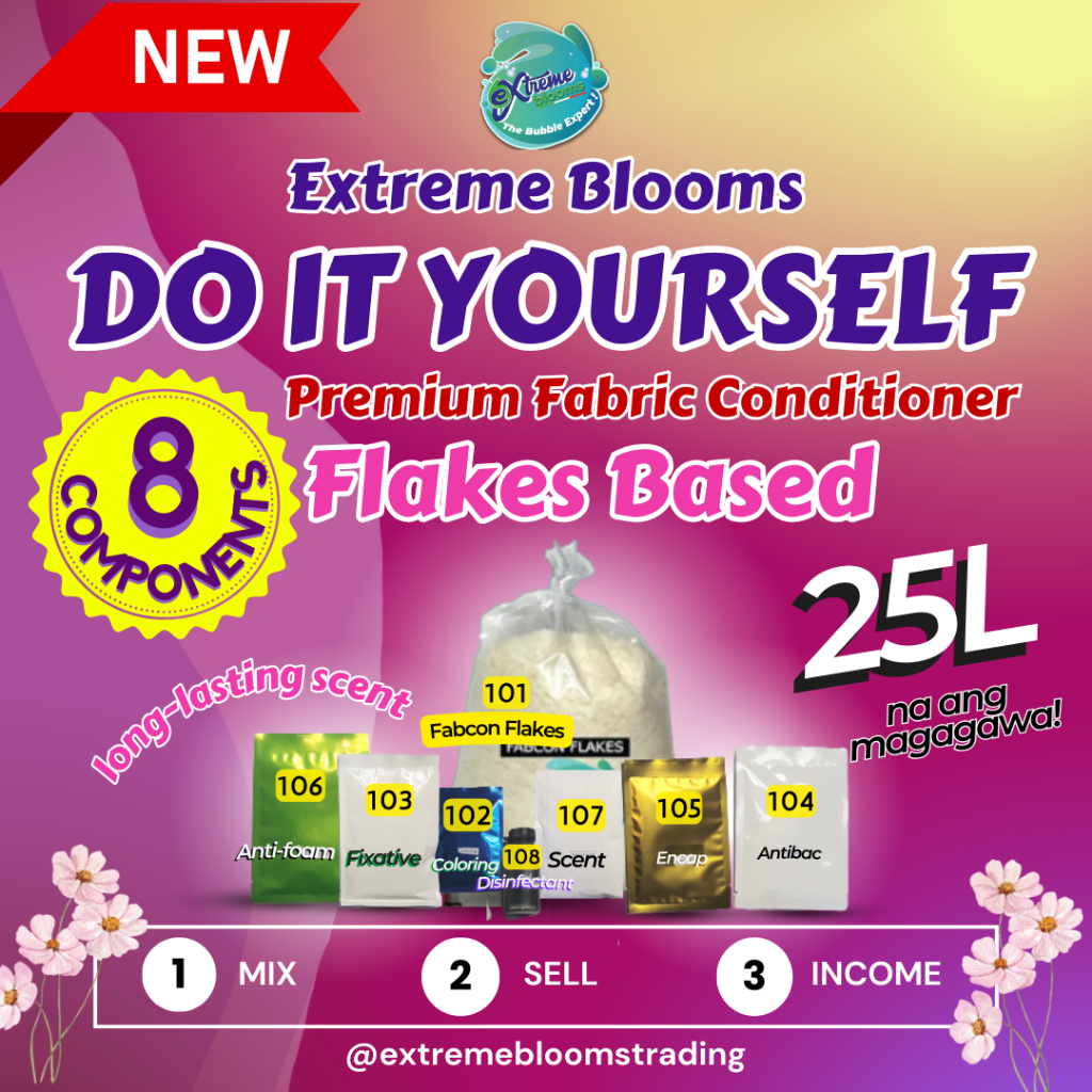 Extreme Blooms Premium Fabric Conditioner 25 Liters Yield (flakes Based 