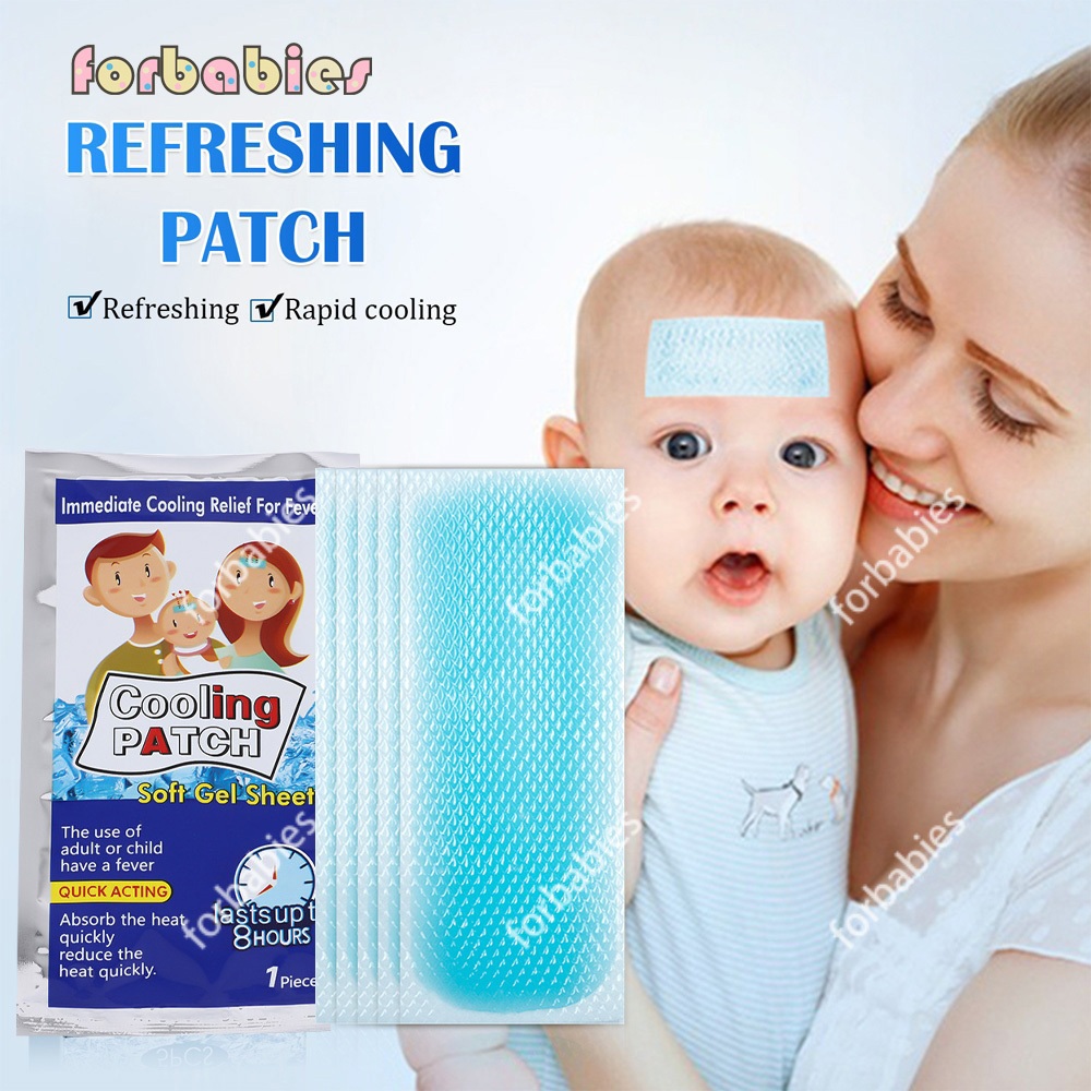 Baby Patch Relief Patch Cool Fever Patch Sunstroke Sticker Ice Patch ...