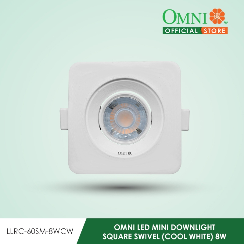 OMNI LED Mini Downlight Square Swivel - LLRC-60SM | Shopee Philippines
