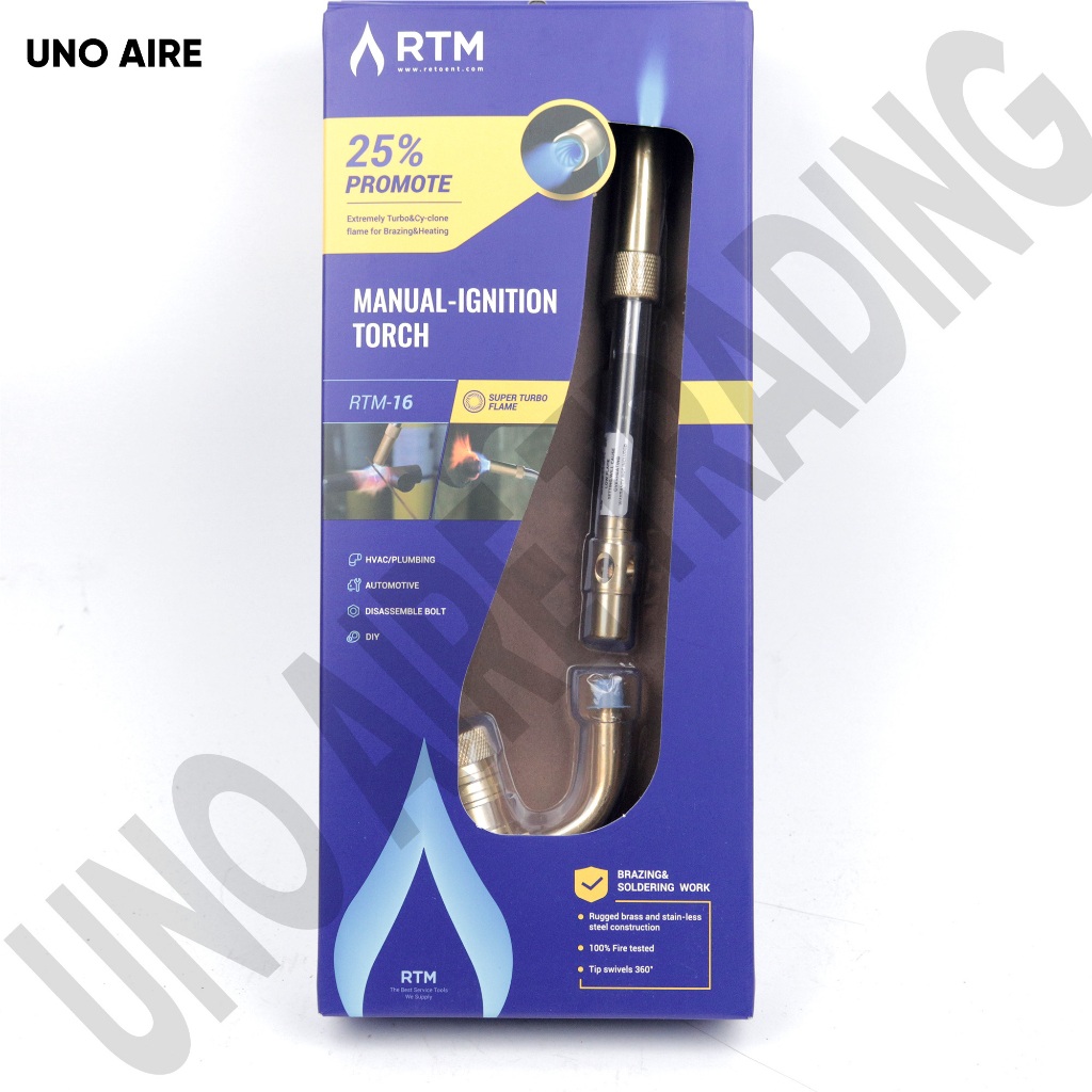 Hand Torch Single for Mapp Gas Regulator Brazing Copper aluminum or ...