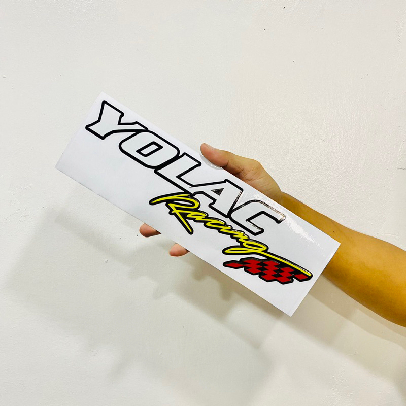 YOLAC Sticker Decals Cutout Vinyl waterproof | Shopee Philippines