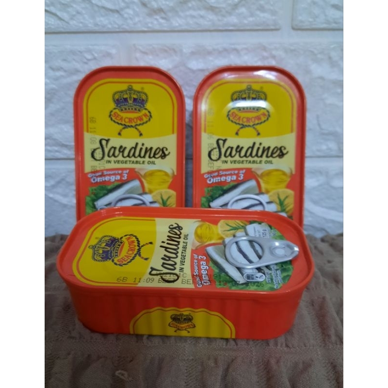 Sea Crown Sardines in Vegetable Oil 125g | Shopee Philippines
