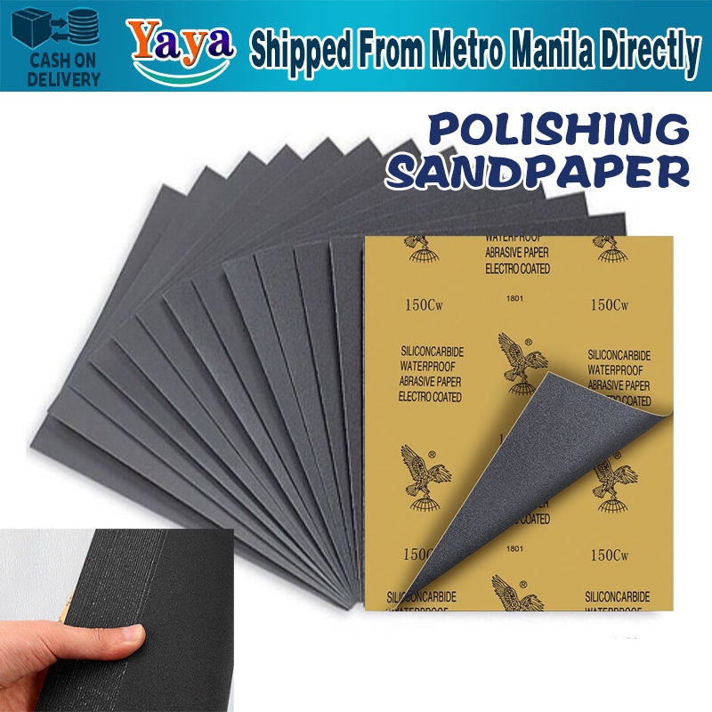 【Fast Delivery】1pcs Sandpaper Waterproof 100#/120#/240#/1000# Sand ...