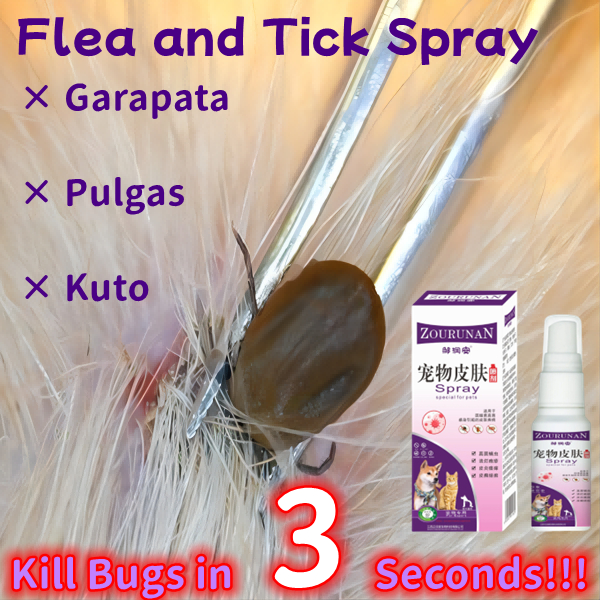 Garapata Remover For Dog Kuto Ng Aso Dog Spray For Tick And Flea Anti ...