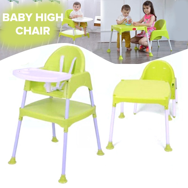 BS#1688 2In1 High Chair Multifunction Adjustable Lay Down High Chair ...