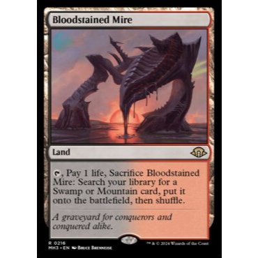 Bloodstained Mire - Modern Horizons 3 (MH3) - LAND | Shopee Philippines