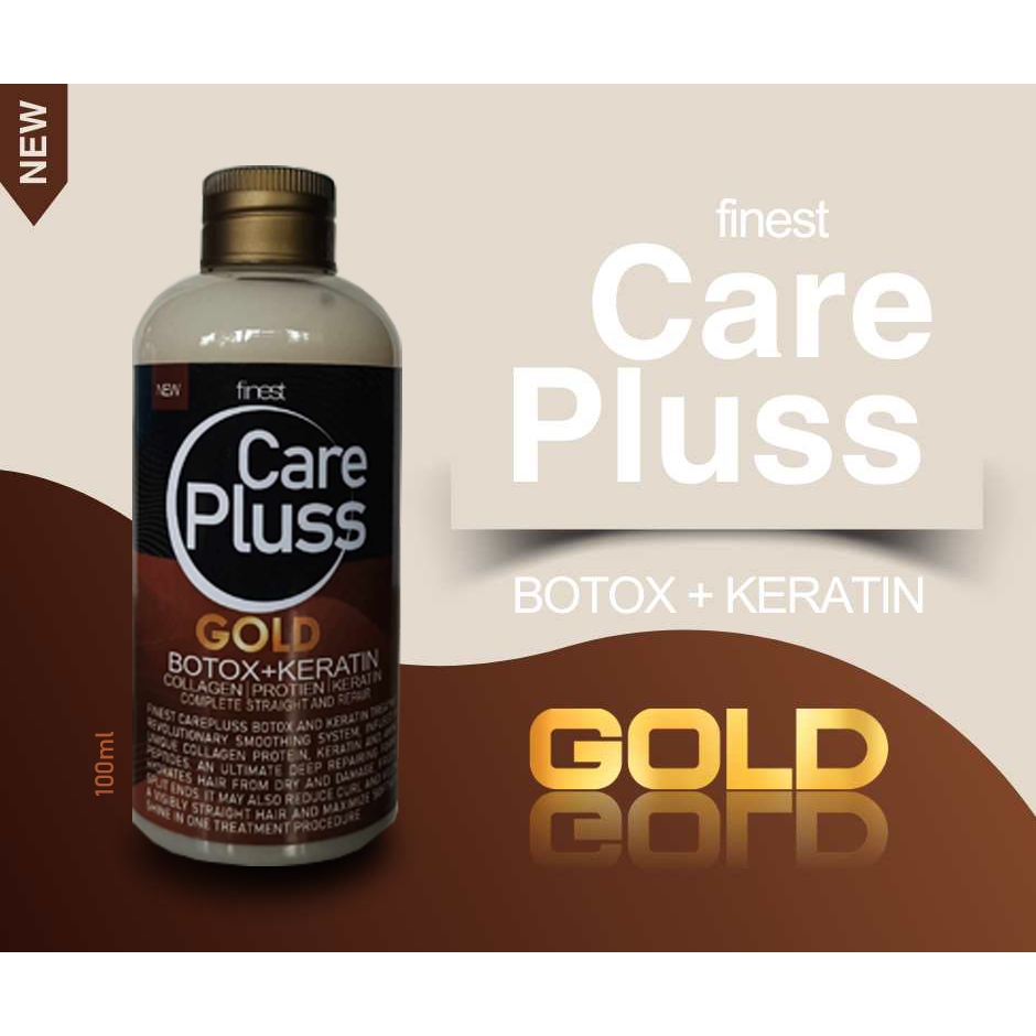 Carepluss Gold Hair Botox plus Keratin Complete Straight and Repair ...