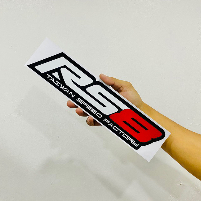 RS8 Sticker Decals Cutout Vinyl Waterproof | Shopee Philippines