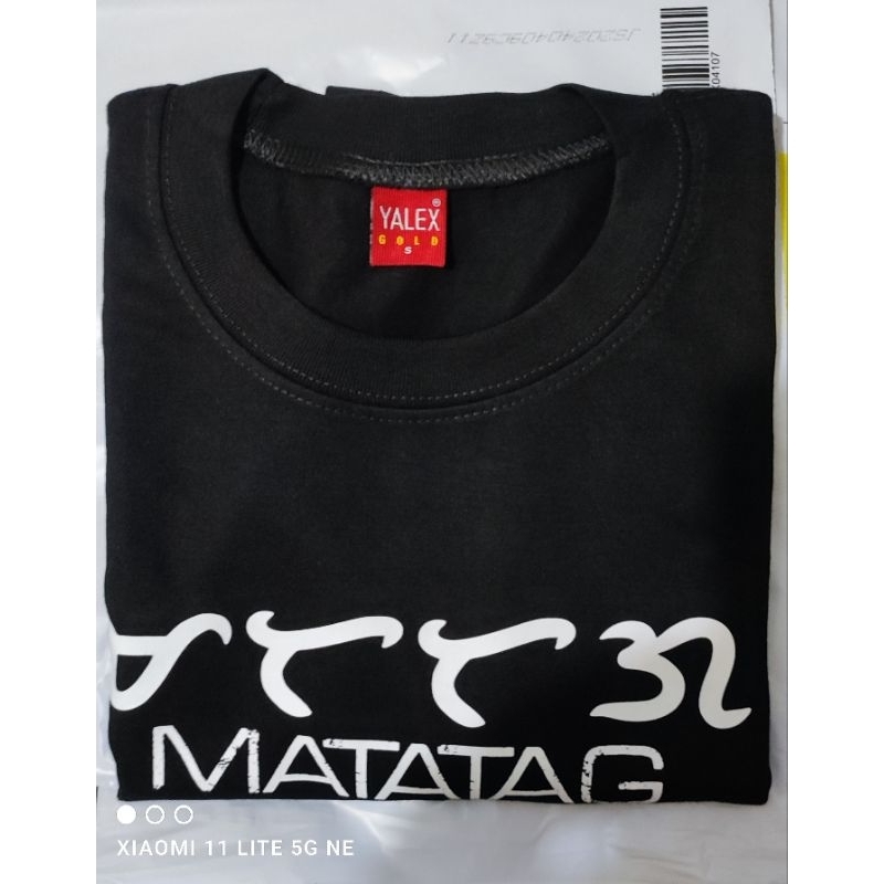 Matatag in baybayin design COTTON YALEX SHIRT QUALITY DTF PRINT ...