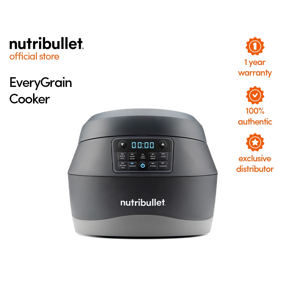 Nutribullet Grain Rice Cooker Fast Cooking Nonstick Grill Smart