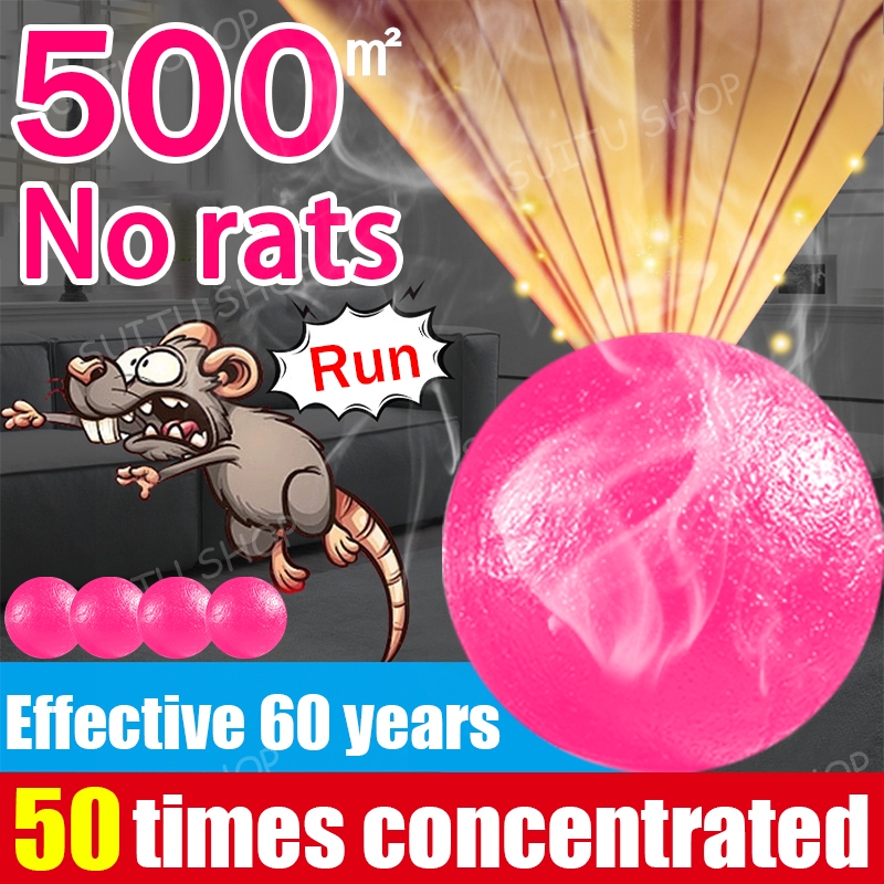 50PCS Rat Poison Killer Rat Repellant For Home Mothballs For Rats Repel