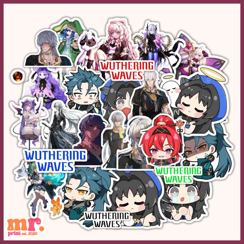 WUTHERING WAVES VOL 1 RPG STICKERS WATERPROOF STICKER | Shopee Philippines
