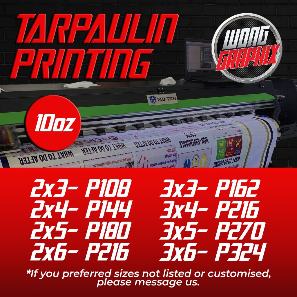 Shop printing tarpaulin for Sale on Shopee Philippines
