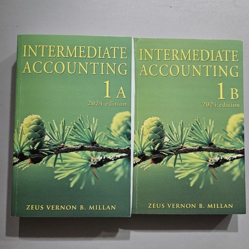 Intermediate Accounting 1A and 1B 2024 edition By Millan Shopee