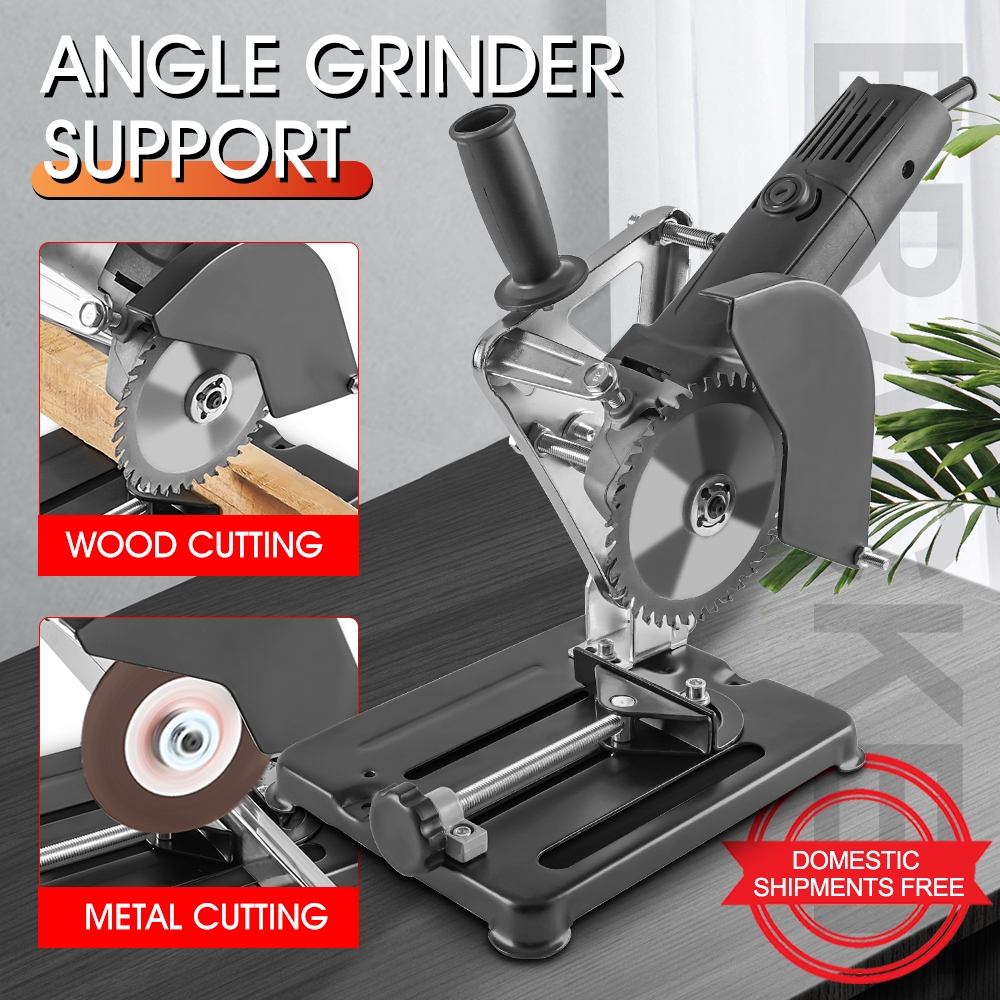 Maxbell Angle Grinder Stand Support Holder Adjustable For 100~125 Angle Grinder 30mm Normal Base