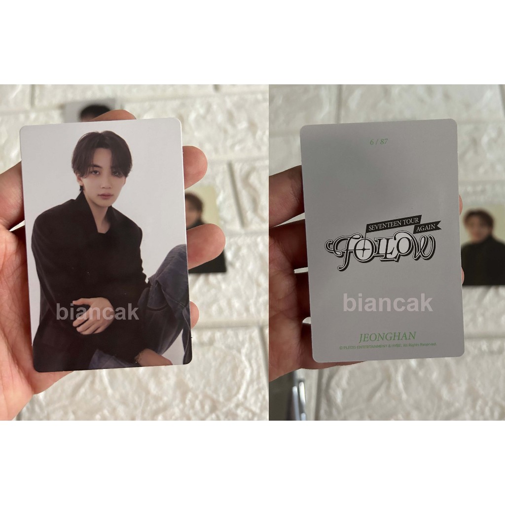 OFFICIAL SEVENTEEN TRADING CARDS FOLLOW AGAIN HOSHI THE8 DK