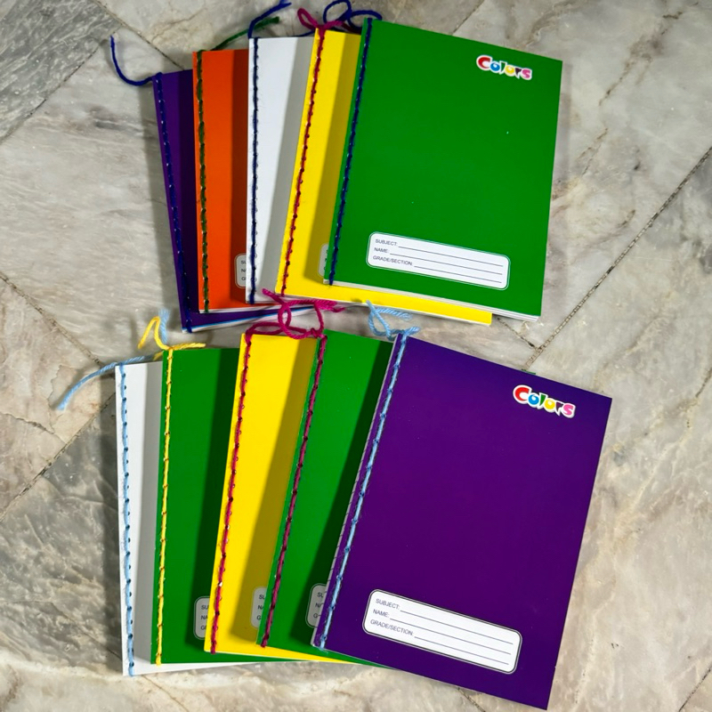 10pcs Assorted Colors Color Coding Spiral Notebook with Yarn | Shopee ...