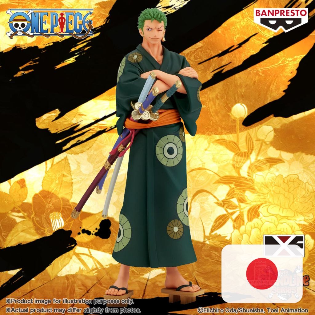 ONE PIECE - FIGURINE DE RORONOA ZORO - THE GRANDLINE SERIES