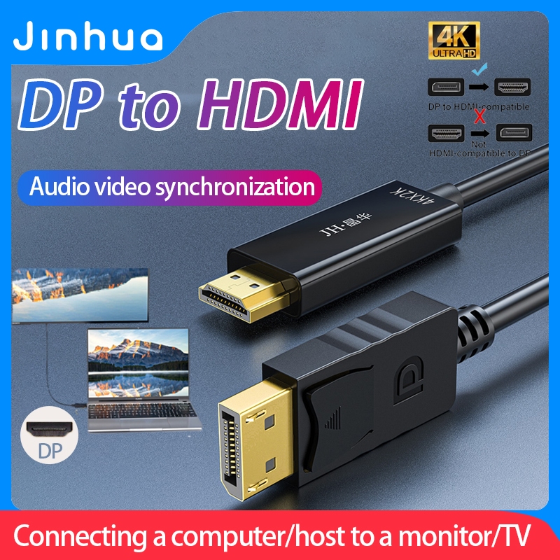 Jinghua DP to HDMI conversion line 4K Ethernet Laptop to TV dp to ...