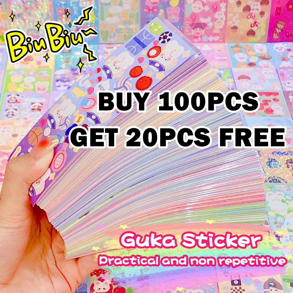 20/60/100PCS Cute Guka Stickers Kawaii Cartoon Stickers Children's ...