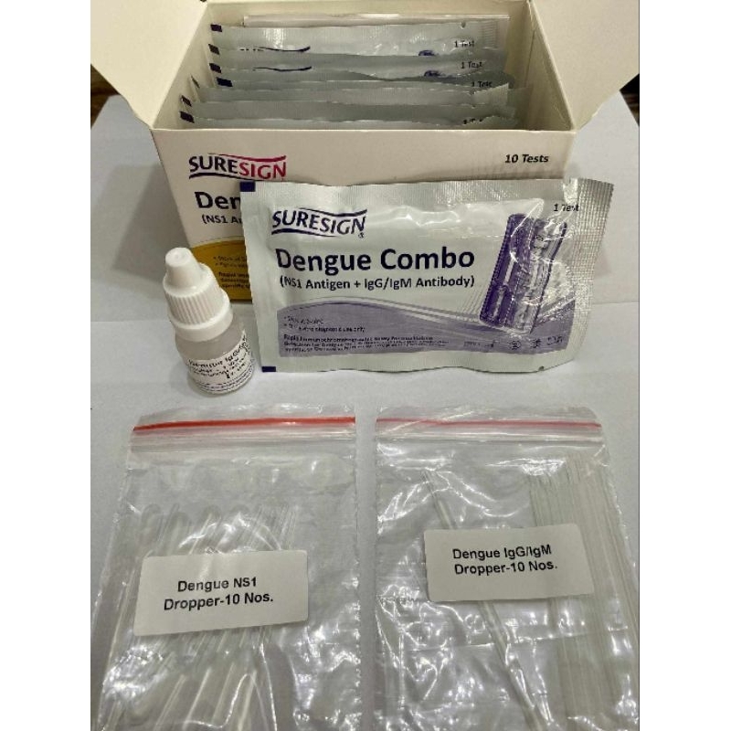 Dengue Duo Test Kits Ns1 Antigen Igg Igm Antibody 10test Kit Box